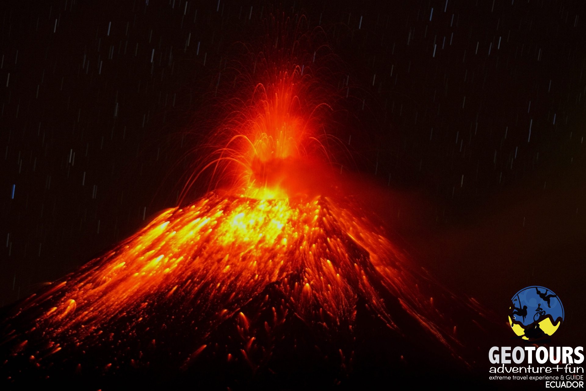 Volcanoes in Ecuador